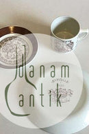 Bjorn Wiinblad, Nymolle September Month Cup No 3513, Saucer and Cake Plate No 3520