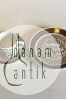 Bjorn Wiinblad, Nymolle October Month Cup No 3513, Saucer and Cake Plate No 3520