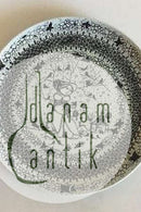 Bjørn Wiinblad Nymølle Ceramics（ビョルン・ヴィンブラッド・ニモルル・セラミックス）。4つの季節 - ウィンタープレート