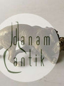 Bronze Figur af to hunde der slås