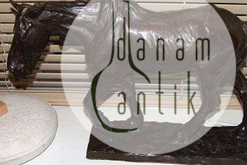 Carl Johan Bonnesen Stor Bronze Figur af Hest fra L. Rasmussen Bronze Støberi Kjøbenhavn