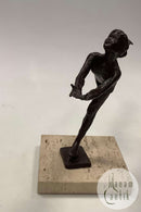 Royal Copenhagen Bronze statuette Sterett-Gittings Kelsey Kunstskøjteløber fra 1976