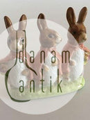 Beswick England Figurine of Beatrix Potter's Flopsy, Mopsy & Cottontail.