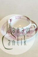 Tettau G. C. Greiner Tea Cup with red decoration