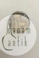 Einzigartiger Sterling Silber Ring mit versteinertem Seeigel