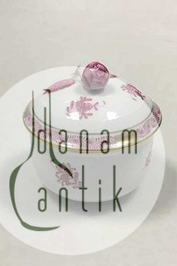 Herend Hungary Apponyi Purpur Marmeladekrukke No 373