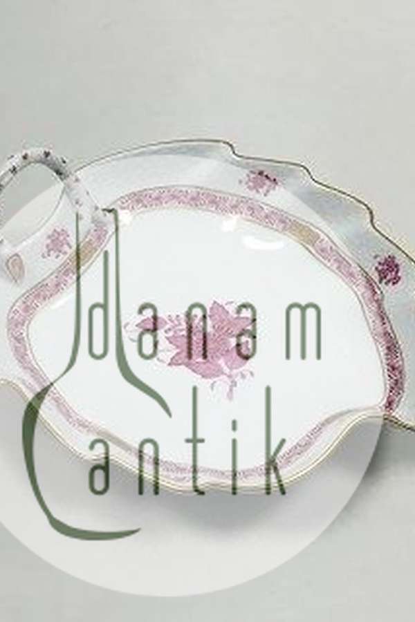 Herend Hungary Apponyi Purpur Bladformet fad No 203