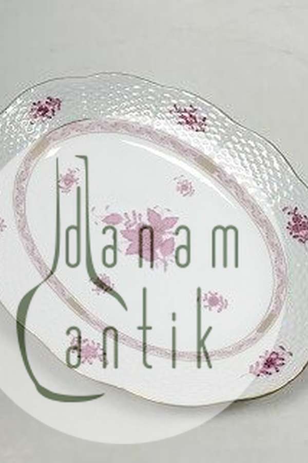 Herend Hungary Apponyi Purpur Ovalt fad No 118