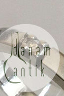 Ring in White Gold with Brillant. 14 K.