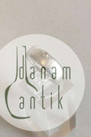 パンドラ リング スターリング シルバー925とゴールデンストーン（ゴールドプレート）のセット