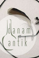 Ole Lynggaard Bomuldshalssmykke med Sterling Sølv Vedhæng