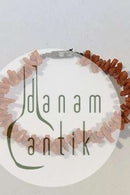 Koral Armlænke med Sølvlås