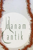 Coral Necklace with Silver clasp