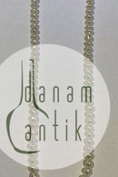 フッククラスプ付パールネックレス