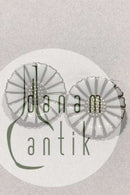 Anton Michelsen Sterling Sølv Marguerit Øre-clips