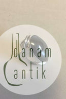 Bent Knudsen Sterling Silver Ring with Hematite No 19