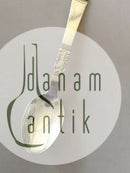 Reichhaltig gemusterter Frigast Silber Dessertlöffel