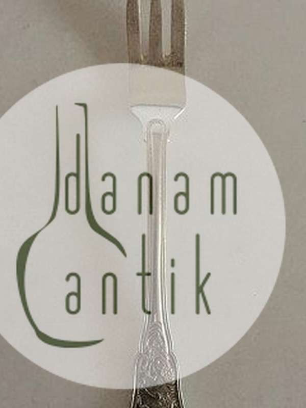 Rosenborg Kagegaffel 14 cm. Anton Michelsen Sterling Sølv