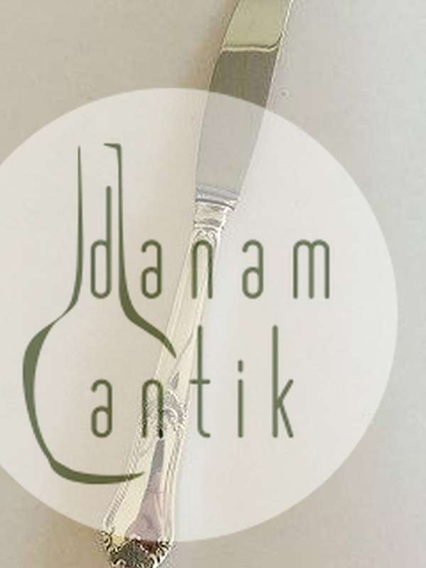 Rosenholm Sølv Spisekniv Dansk Krone Sølv