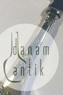 Rosenholm Silber (Stahl) Lagkagekniv Dänische Krone Silber