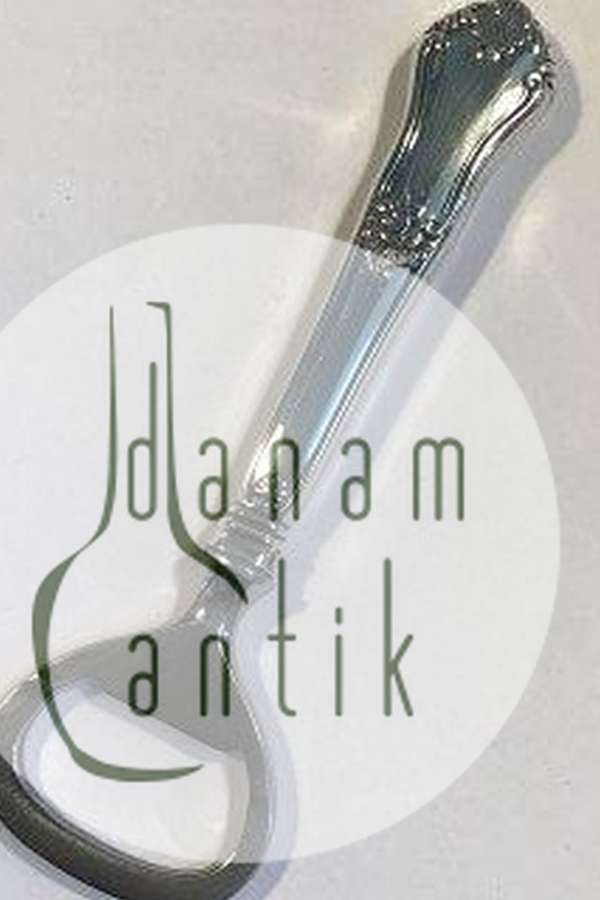 Rosenholm Sølv Flaskeåbner Dansk Krone Sølv