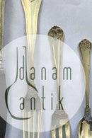 Cohr Saksisk Sølv Bestiksæt 12 personer (48 dele)