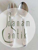 Cohr Elite Sølv Lille Ske og Gaffel Sæt med Stål Top