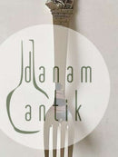 H.C. Andersen Fairytale Child Fork in Silver. The Shepherdess and The Chimney Sweep Horsens