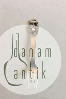 H.C. Andersen Eventyr Barnegaffel Sølv. Kejserens nye Klæder Horsens