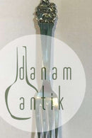 H.C. Andersen Fairy tale Child Fork in Silver. The Swineherd