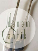 "Ida" Barnebestik Sæt Ske og Gaffel. Anton Michelsen Sterling Sølv