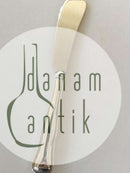 コアーダブルセレーテッドシルバーバターナイフ（スチールブレード付き