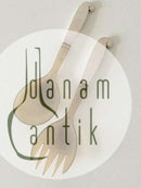 Evald Nielsen No 29 Sølv Salatsæt i horn