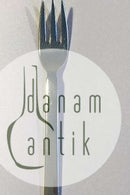 Evald Nielsen Sølv/Sterling Sølv No 33 Kagegaffel