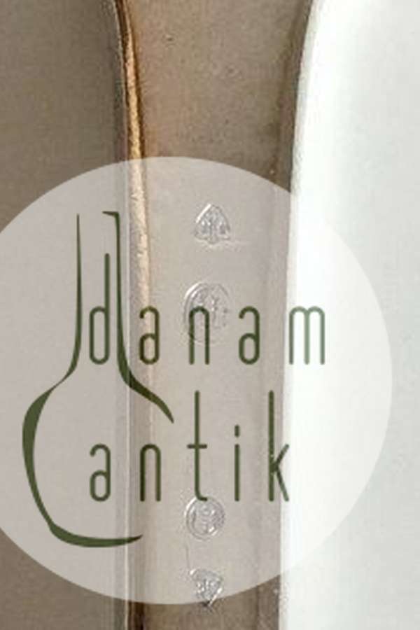 Cohr Salatgaffel i Sølv og Horn Christiansborg