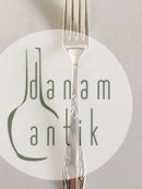 Delt Lilje Sølv Frokostgaffel Frigast