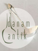 Delt Lilje Silver Gravy Ladle Frigast