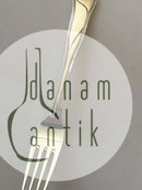 Dobbeltriflet/Old Danish Silver Dinner fork Cohr