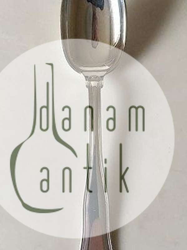 COHR Dobbeltriflet Dessertske i Sølv