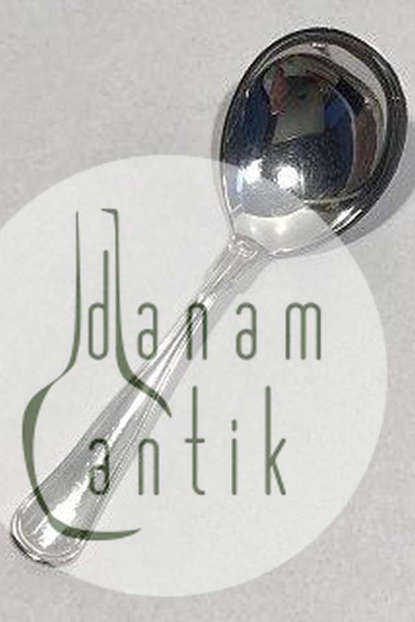 W&S Sørensen Silver Double Serrated Sugar Spoon（ダブル