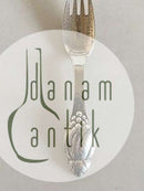 Evald Nielsen Nr. 6 Spork Fork in Silber