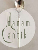 Hans Hansen Amalie Sølv Kaffeske med hvid plast