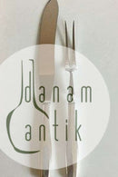 Hans Hansen Sterling Sølv og Rustfrit Stål Charlotte Forskærersæt