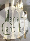 Hans Hansen Sterling Silber Besteck Kristine von Karl Gustav Hansen Set für 6 Personen 24 Teile