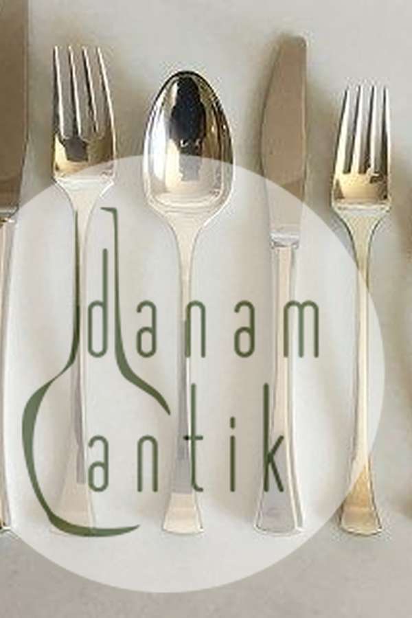 Hans Hansen Sterling Sølv  Kristine bestiksæt til 8 personer, 48 dele.