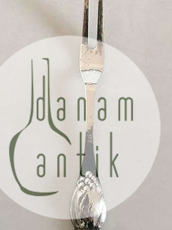 Evald Nielsen No 6 Pålægsgaffel i Sølv