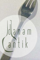 Evald Nielsen No 14 Sterling Sølv Kagegaffel