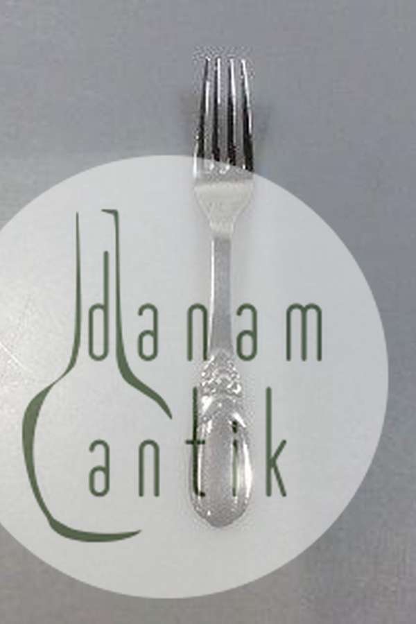 Evald Nielsen No. 16 Frokostgaffel i Sølv