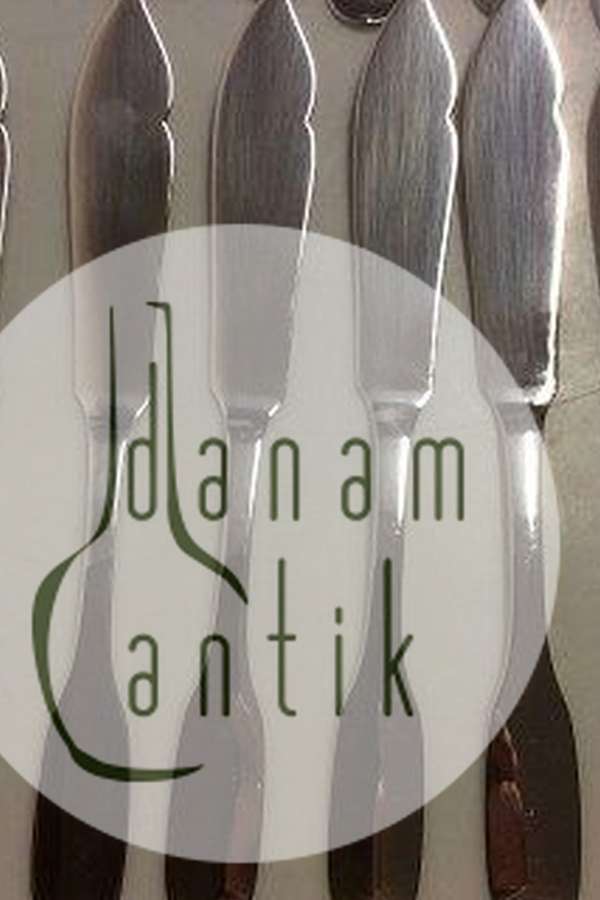 Sæt på 12 Evald Nielsen sølv fiskeknive No 19