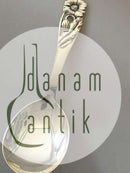 Großer silberner Servierlöffel aus Island von GAJ